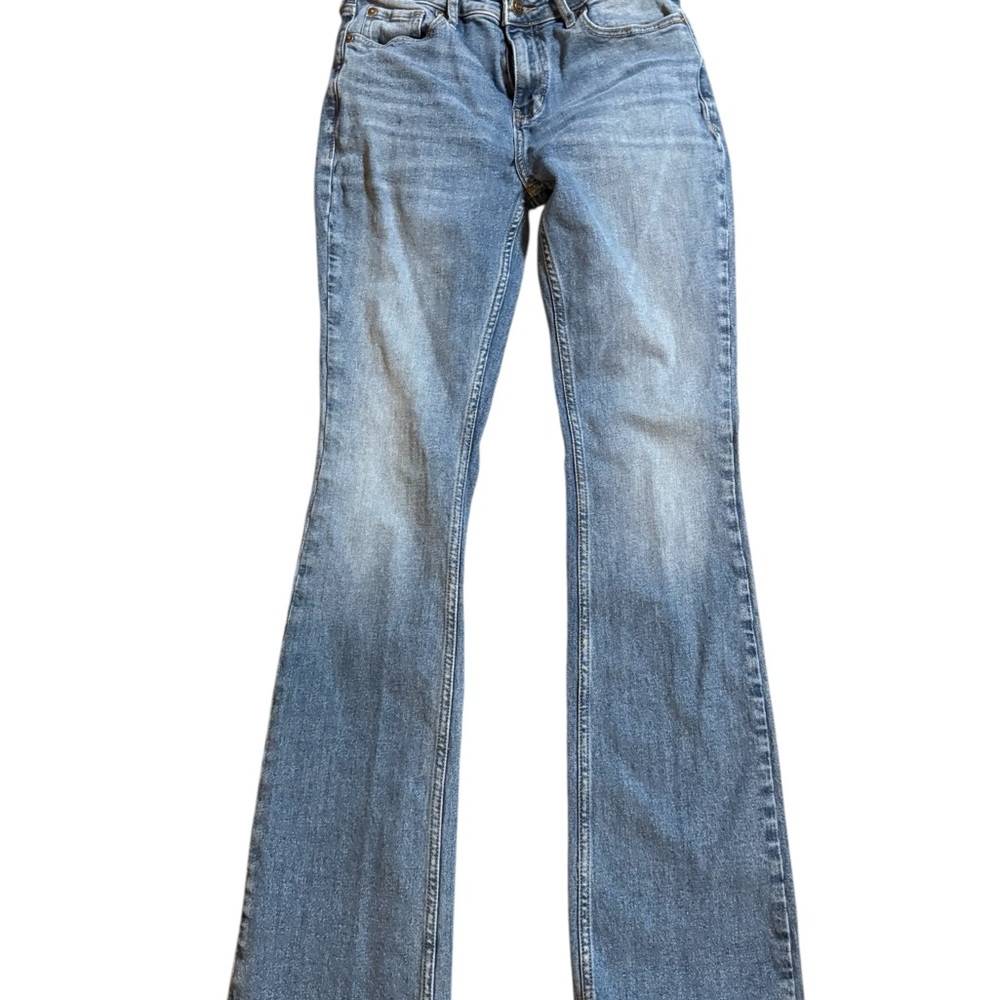 Stylish Blue Flare Women's Jeans